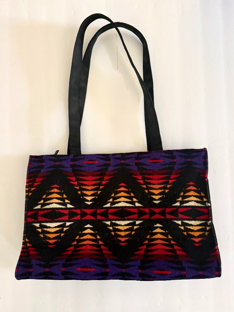 Pendleton Wool Southwest Blanket Tote Bag With Mini Purse